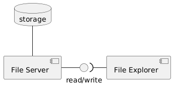 File explorer / server