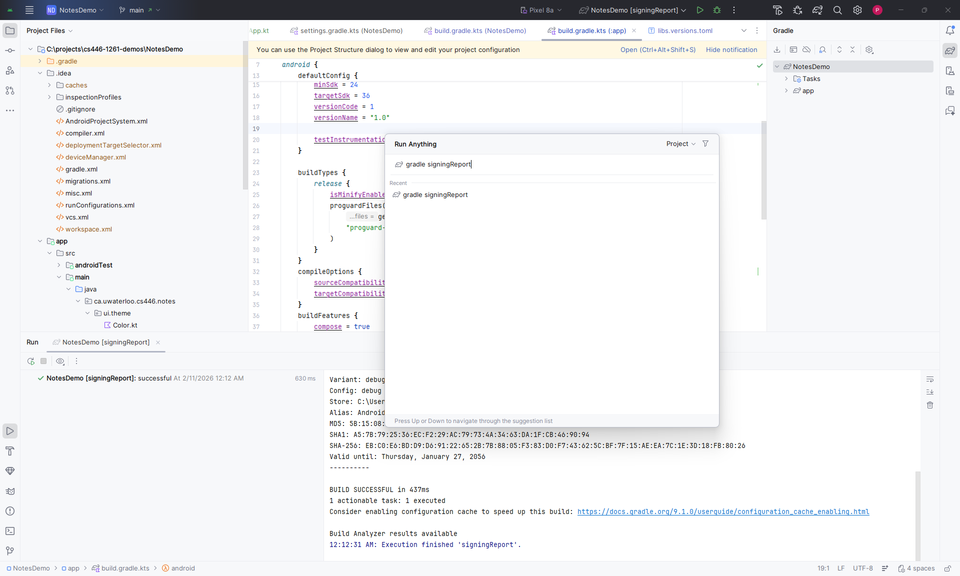 Firebase Get Debug SHA-1