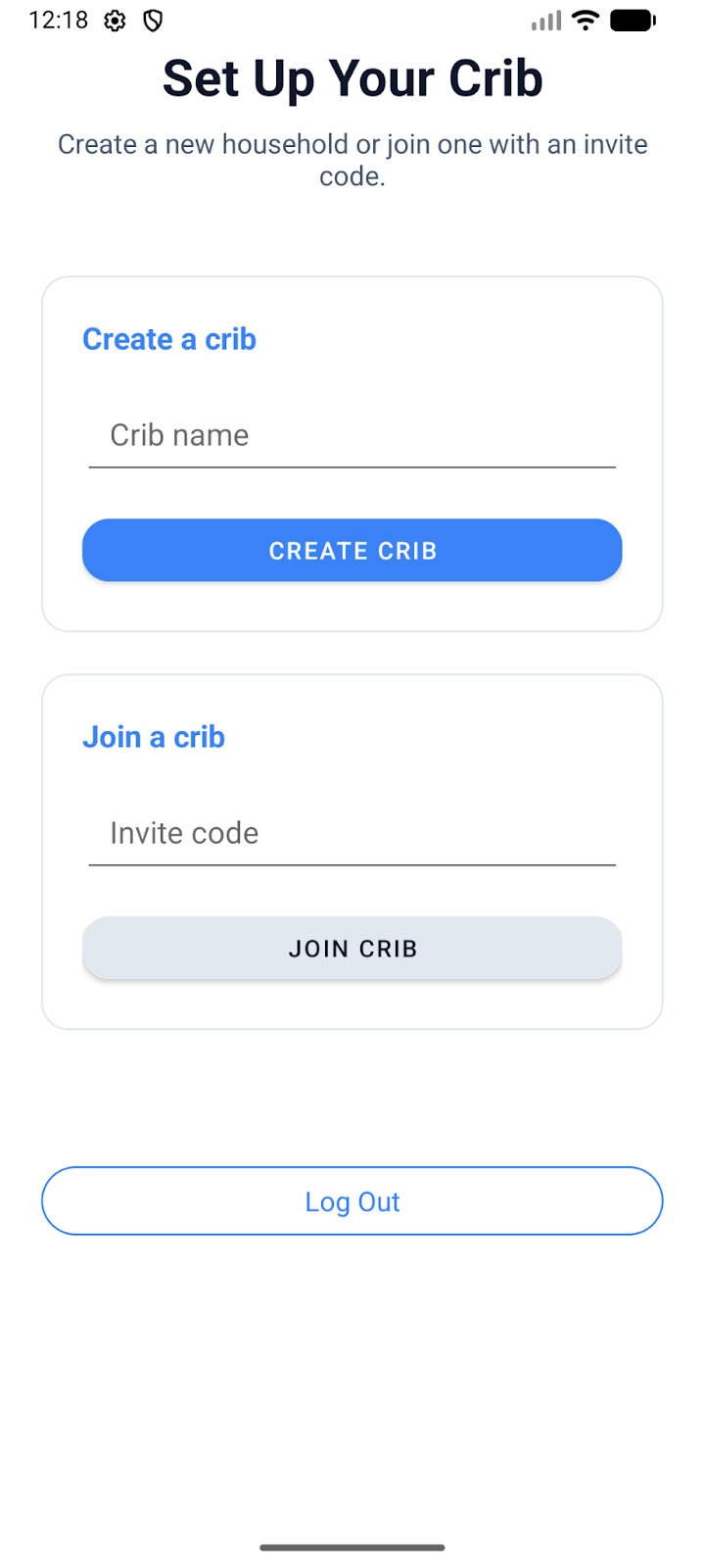 Create or join crib